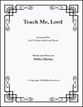 Teach Me, Lord Three-Part Mixed choral sheet music cover